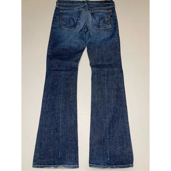 Citizens of‎ Humanity Dita Petite Bootcut Jeans Women 27 Dark Blue Boho Low Rise - Picture 10 of 11